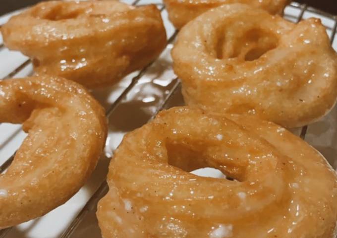 Resep French Cruller with Krispy Creme Glaze Anti Gagal