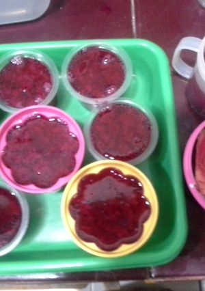 Foto resep Puding Buah Naga