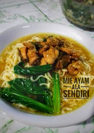 Foto resep Mie Ayam ala Sendiri