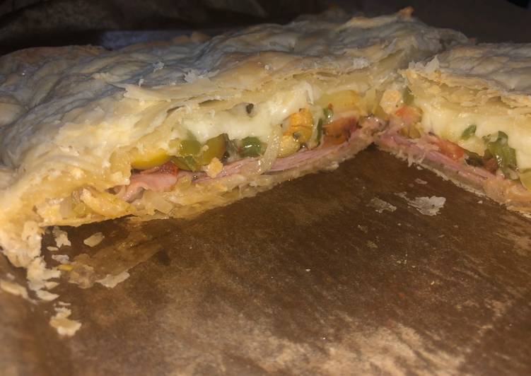 Tarta/empanada caprese!