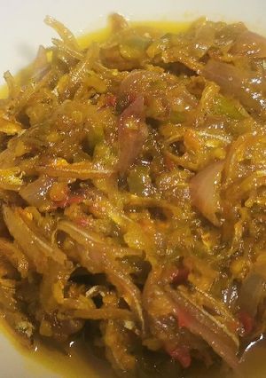 Gambar Sambal tempoyak ikan bilis