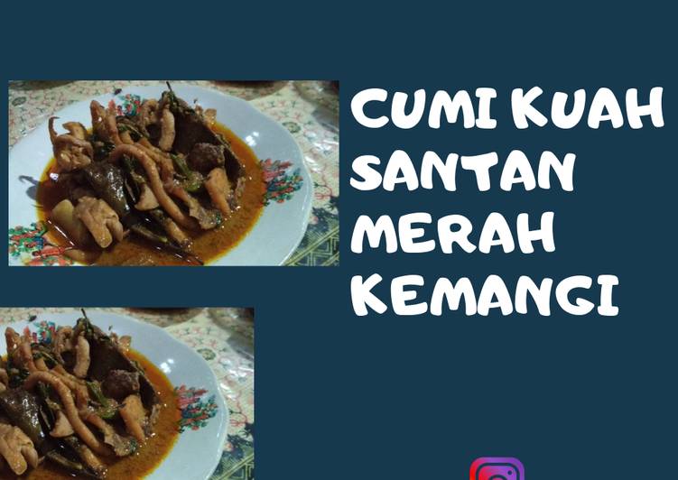 Resep Cumi Kuah Santan Merah Kemangi yang Lezat Sekali