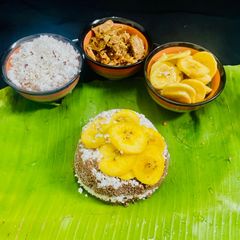 A picture of Ragi puttu.