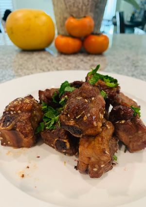 Hình của món Sườn heo nướng.