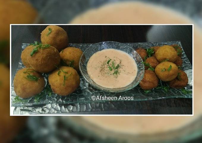 Recipe of Homemade Chicken Cheese Balls