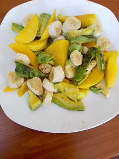 A picture of My simple fruit Salad.