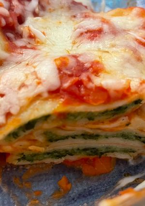 Una foto de Lasagna ultra rápida di ravioli