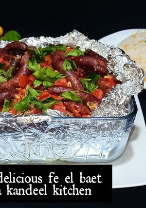 صورة لوصفة ورقة سجق مثل المطاعم واحلا كمان بلمساتى الخاصه😋😋طعم فاخر من الاخر وتحدي
