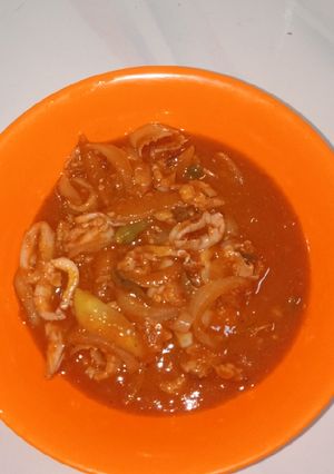Foto resep Cumi asam manis