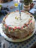 Torta clásica de cumpleaños
