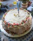 Torta clásica de cumpleaños