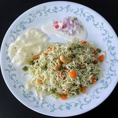 A picture of Veg Pulav.