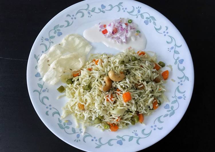 Easiest Way to Make Super Quick Homemade Veg Pulav