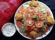 A picture of raw jackfruit masala