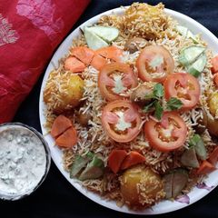 A picture of Vegetable Biryani (Pure Vegetable).