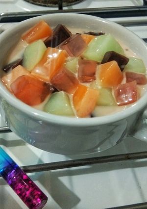Foto resep Es puding susu