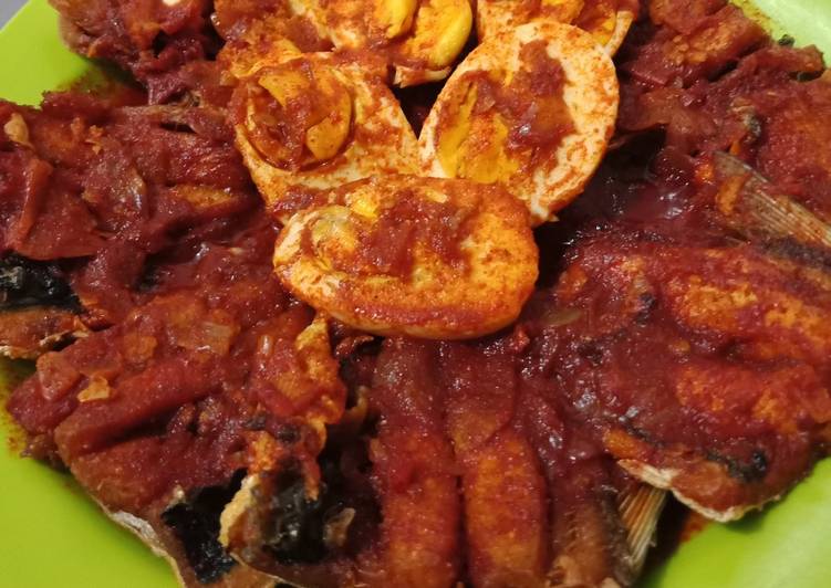 Bandeng Telor Balado