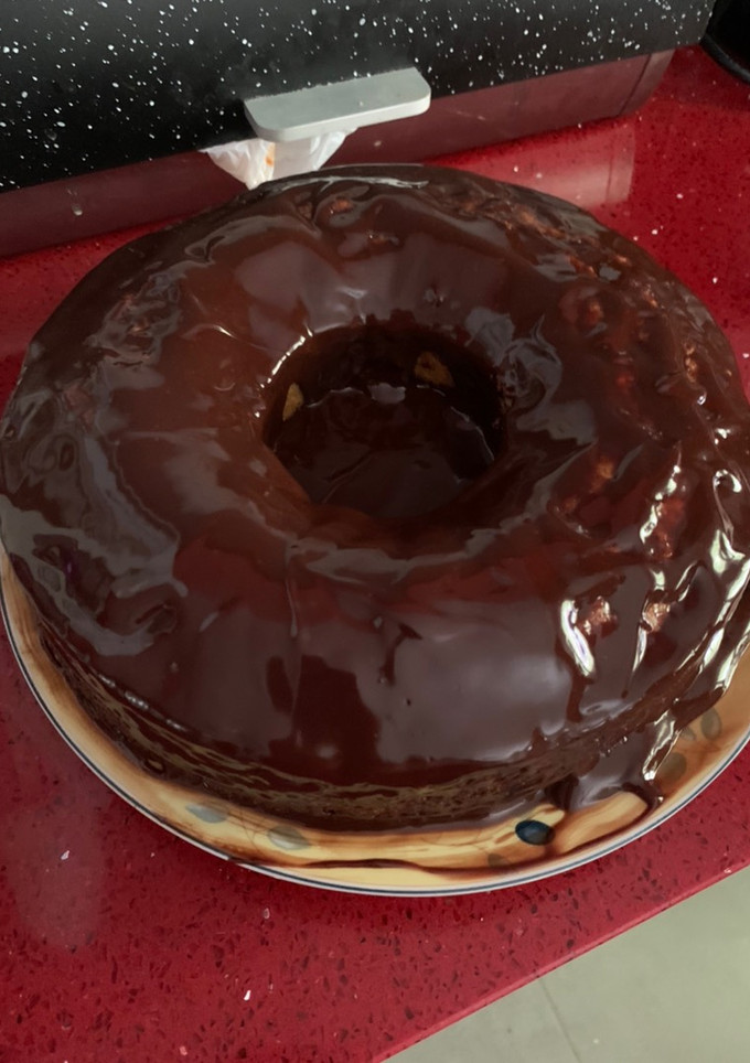 Una foto de Bizcocho bañado con chocolate en Thermomix Tm5