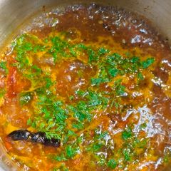 A picture of Pepper Rasam.