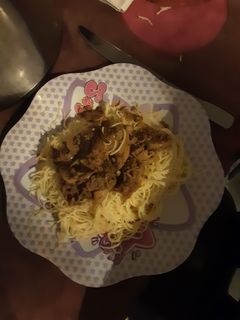 Une photo de Pâtes à la bolognaise