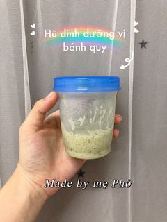 Hình của món Hũ dinh dưỡng bích quy chùm ngây.