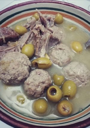 صورة لوصفة كفتة بالزيتون الاخضر