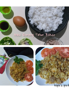 Foto resep 60. Nasi Goreng Telur Bakso