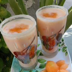 A picture of Muskmelon smoothie.