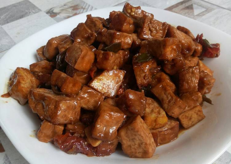 Bagaimana memasak Tempe tahu ponggol khas tegal, Enak Banget