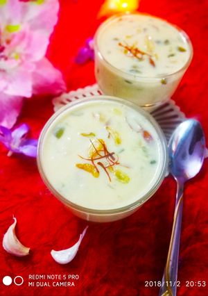 A picture of Garlic payasam.