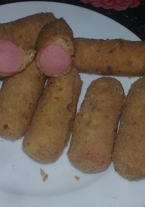 Una foto de Salchichas rebozadas
