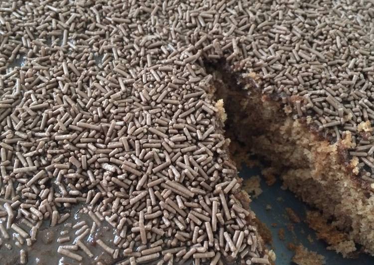 Bolo rústico de chocolate