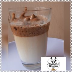 A picture of Dalgona coffee.