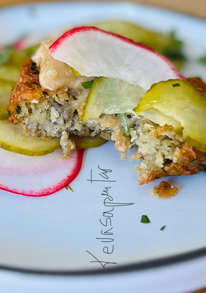 Una foto de Falafel libanés 🥒 🍀 🍅 🌮