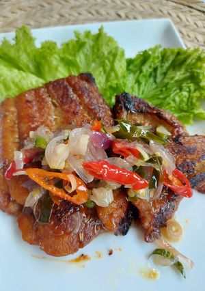 Foto resep Dori Panggang Pedas Manis