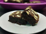 Fudgy n chewy brownies