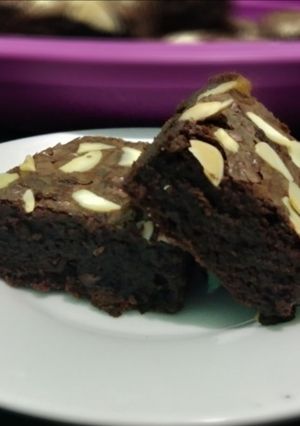 Foto resep Fudgy n chewy brownies