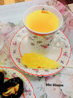 عکسی از دستور چای زعفران