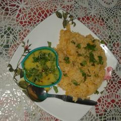Khadi khichadi A picture of Khadi khichadi.