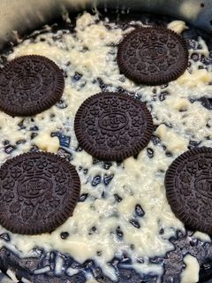 Foto resep Oreo Steamed Cheesecake