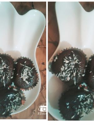 صورة لوصفة كب كيك الكاكاو