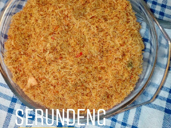 Resep Serundeng kelapa Anti Gagal