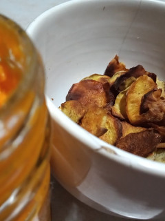 Una foto de Snack saludable: batatas fritas bien crocantes 😉