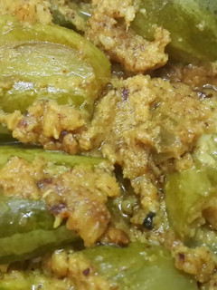 A picture of Potol narkol posto(parwal with coconut and poppy paste).