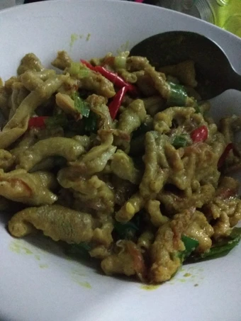 Langkah Gampang Menyiapkan Resep Usus Ayam bumbu kuning yang Lezat Anti Ribet, Lezat