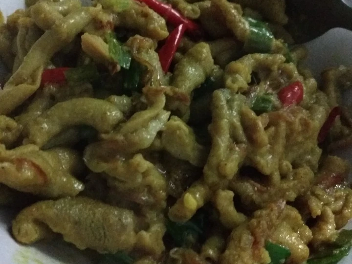 Langkah Gampang Menyiapkan Resep Usus Ayam bumbu kuning yang Lezat Anti Ribet, Lezat