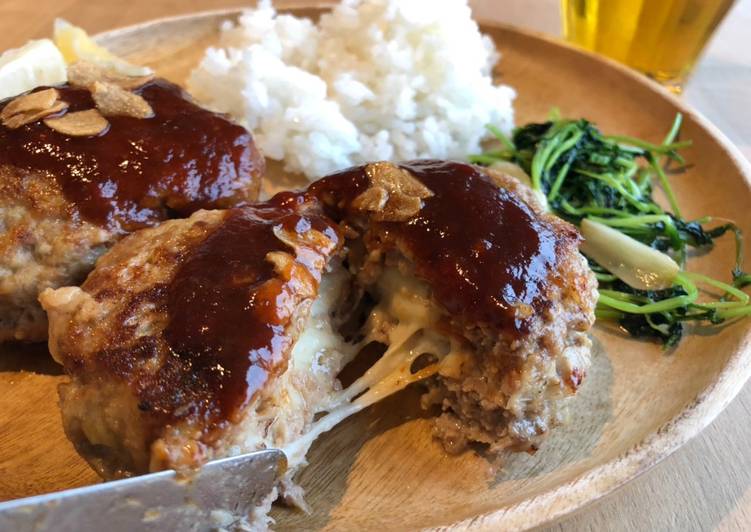 Cheese in Hamburg Steak