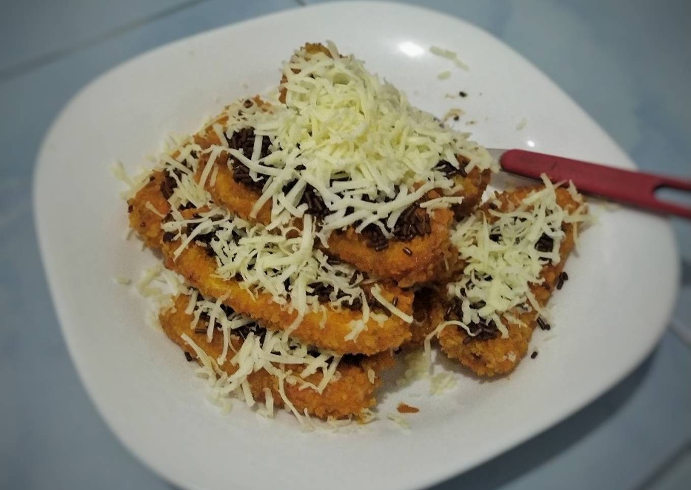 Pisang Pasir Coklat Keju