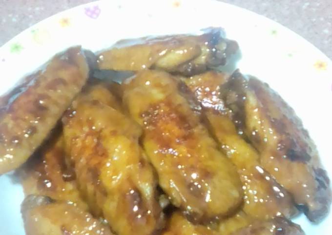 Sayap ayam masak coca cola