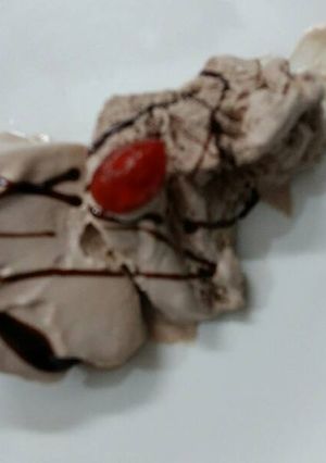 A picture of Chocolate ice cream.